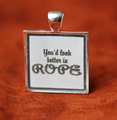 rope keychain pendant